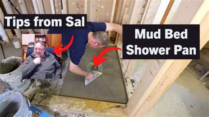 How long should deck mud dry before tiling?