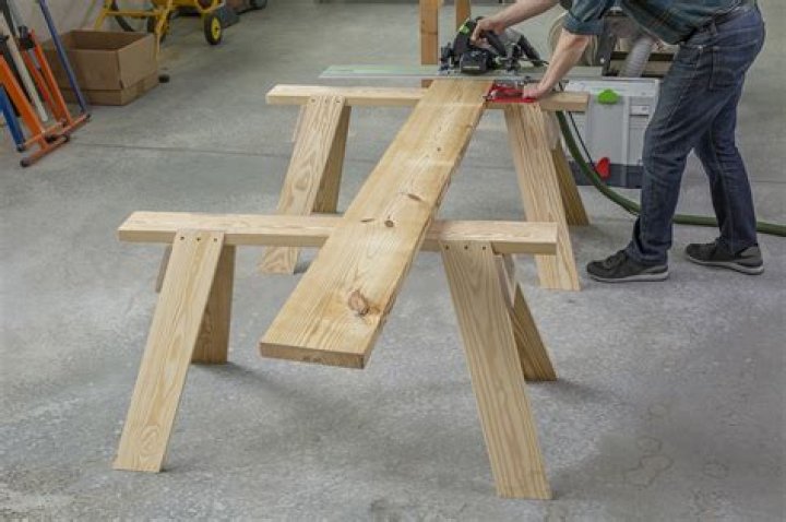 How long should sawhorse legs be?