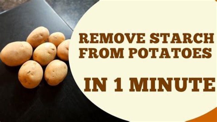 How long to soak potatoes to get starch out?