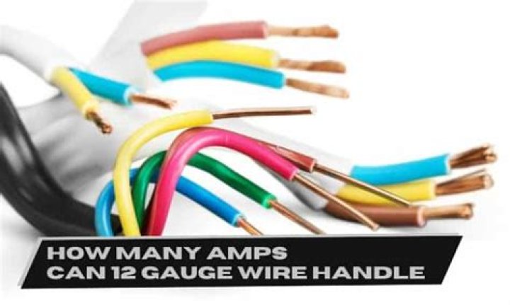 How many amps can 12 gauge wire handle?