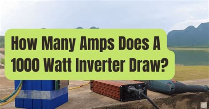 How many amps does a 1000w ballast use?