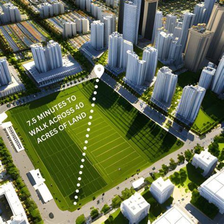 How many blocks is 40 acres?