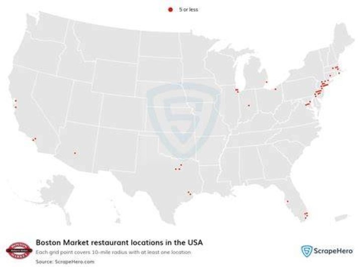 How many Boston markets are there?