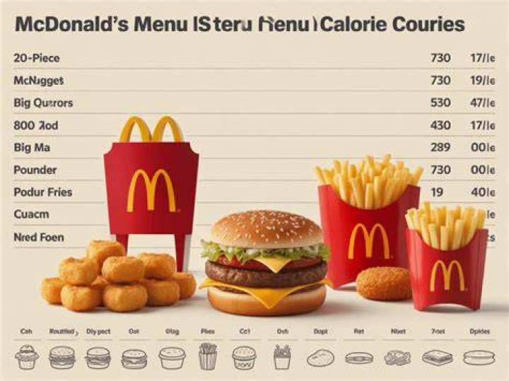 How many calories are in 20 McNuggets?