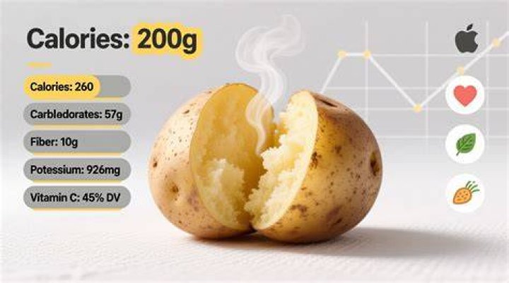 How many calories are in a baked potato with butter and Bacon?