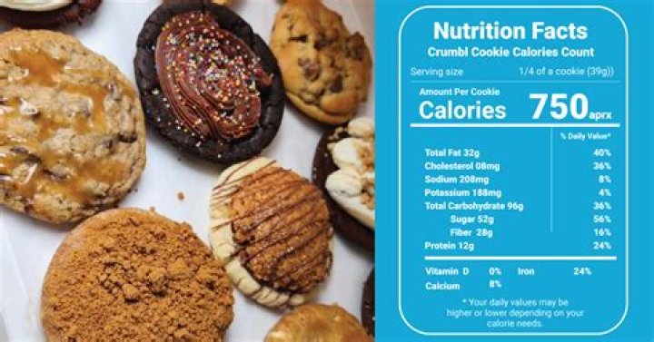 How many calories are in a Brookie?