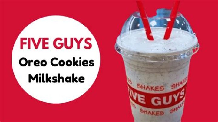 How many calories are in a Five Guys Oreo milkshake?