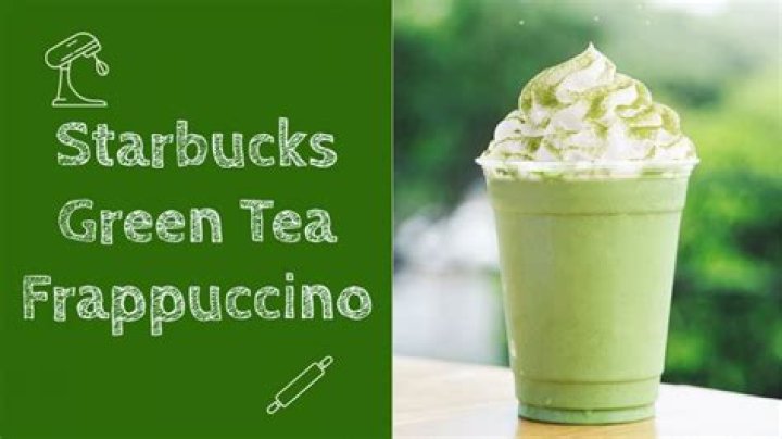 How many calories are in a green tea Frappuccino?