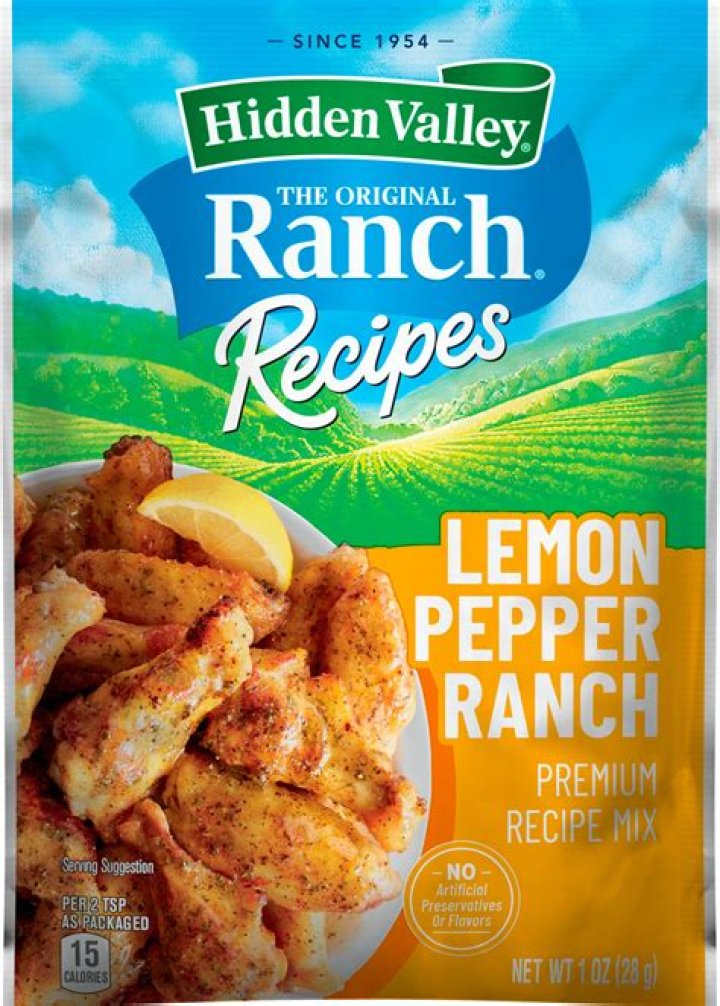 How many calories are in a Hidden Valley ranch packet?