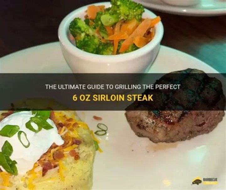 How many calories are in a lean 6 oz sirloin steak?
