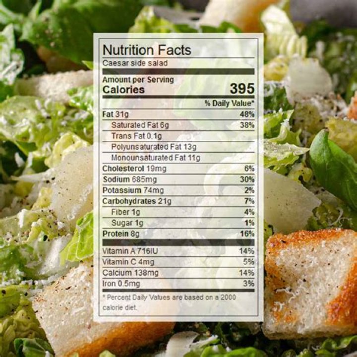 How many calories are in a McAlister’s grilled chicken Caesar salad?