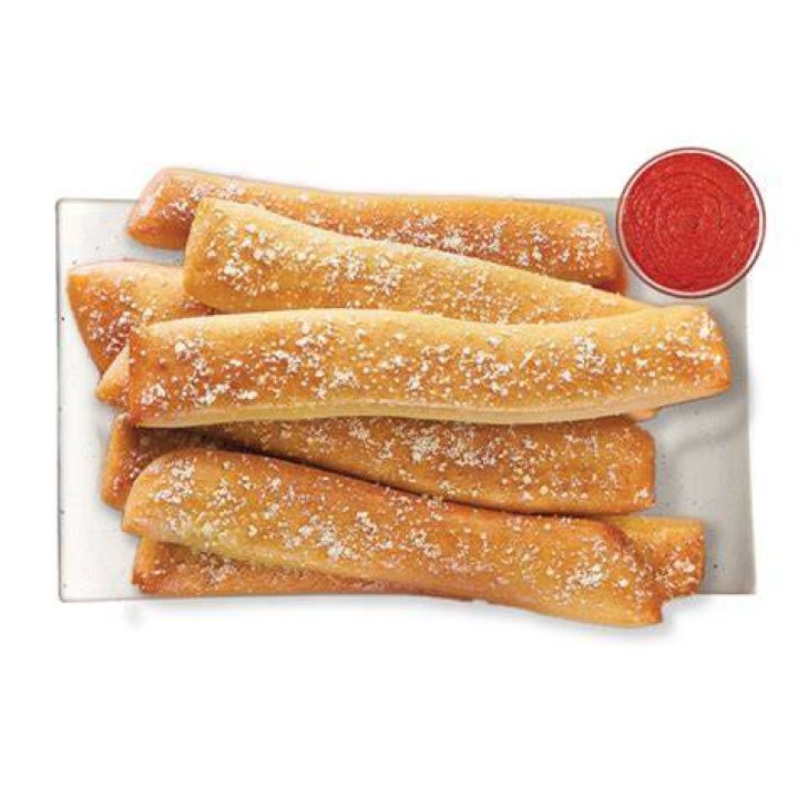 How many calories are in a piece of crazy bread from Little Caesars?