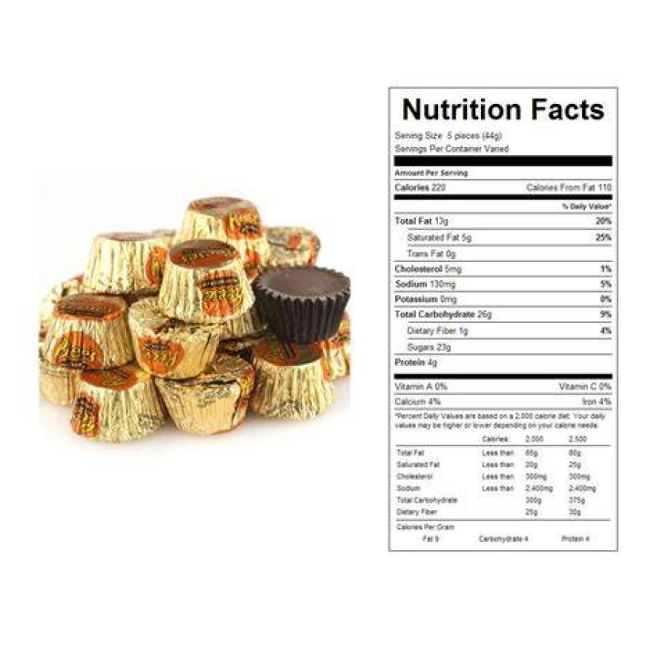 How many calories are in a Reese’s Cup?