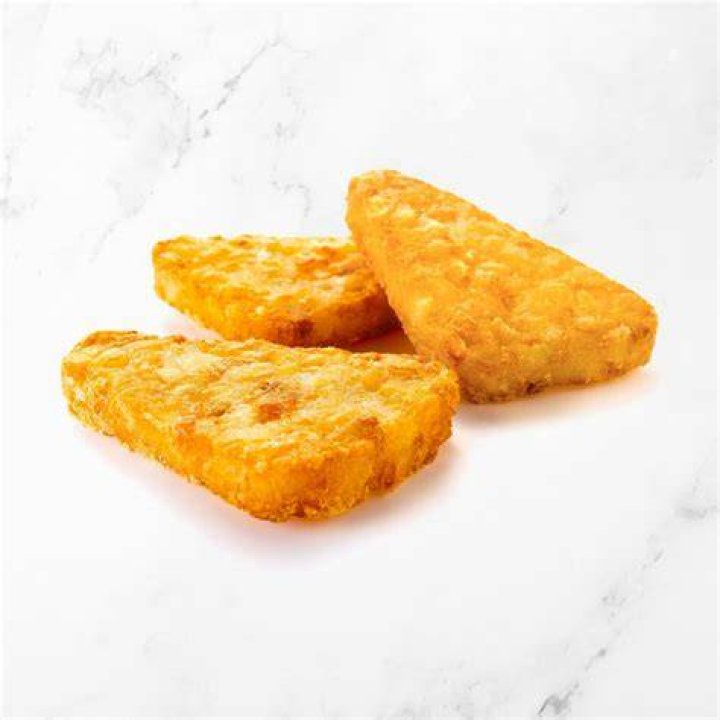 How many calories are in a triangle hash brown?
