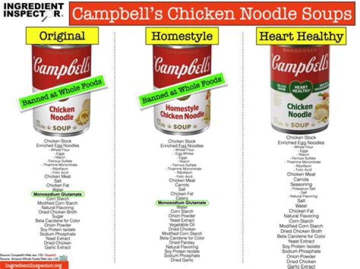 How many calories are in a whole can of Campbell’s chicken noodle soup?
