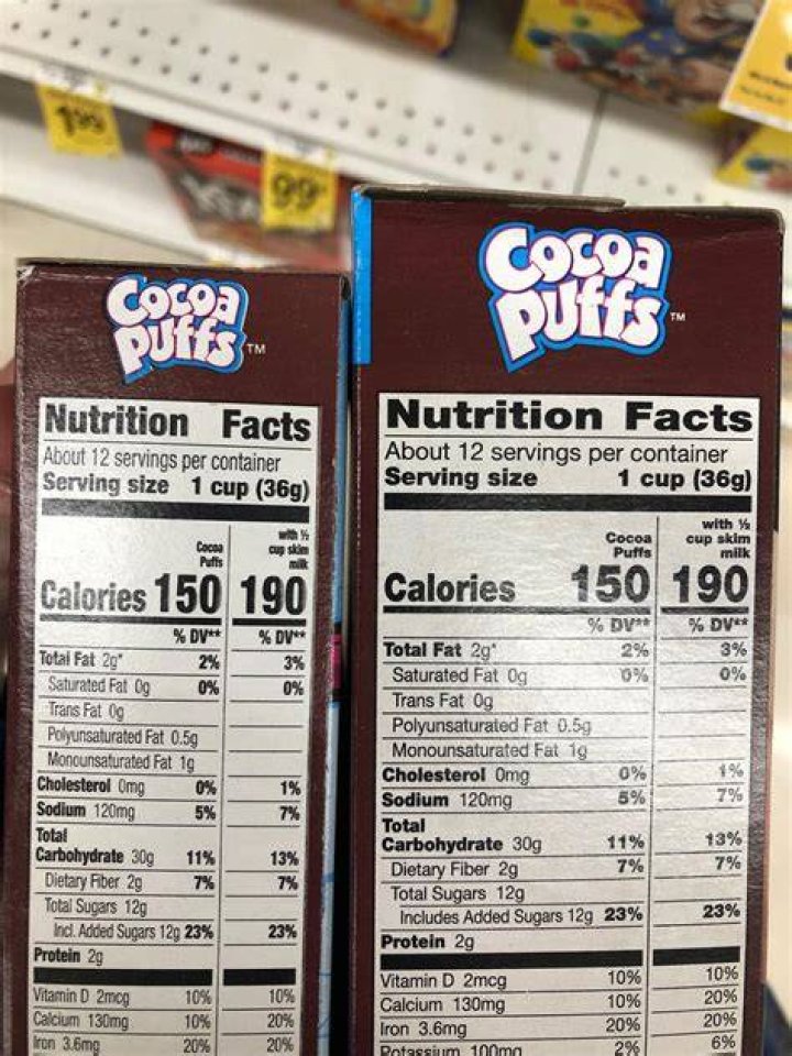 How many calories are in Cocoa Puffs?