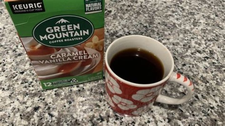 How many calories are in Green Mountain caramel vanilla cream coffee?