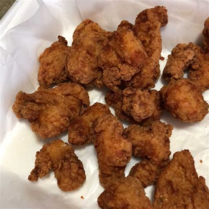 How many calories are in homemade fried shrimp?