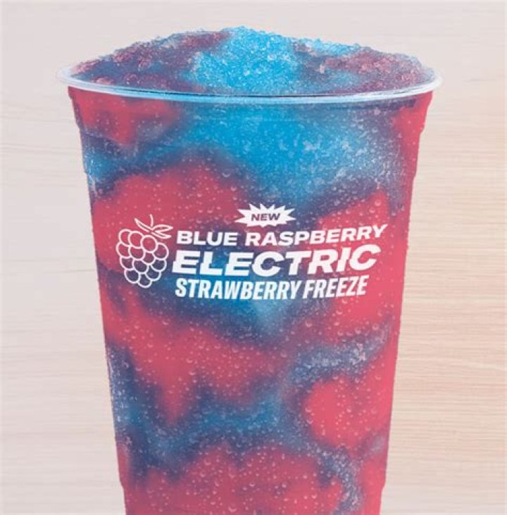 How many calories in a Taco Bell Blue Raspberry freeze?