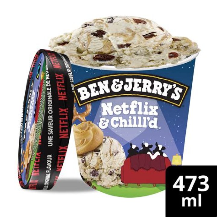 How many calories in a tub of Ben and Jerry’s Netflix and chill?