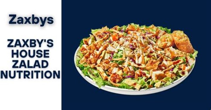 How many calories in a Zaxby’s house salad?