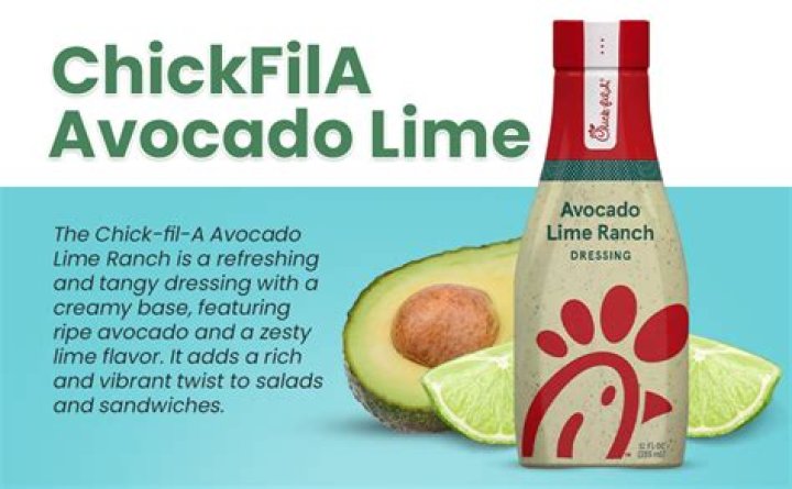 How many calories in Chick-fil-A avocado lime dressing?