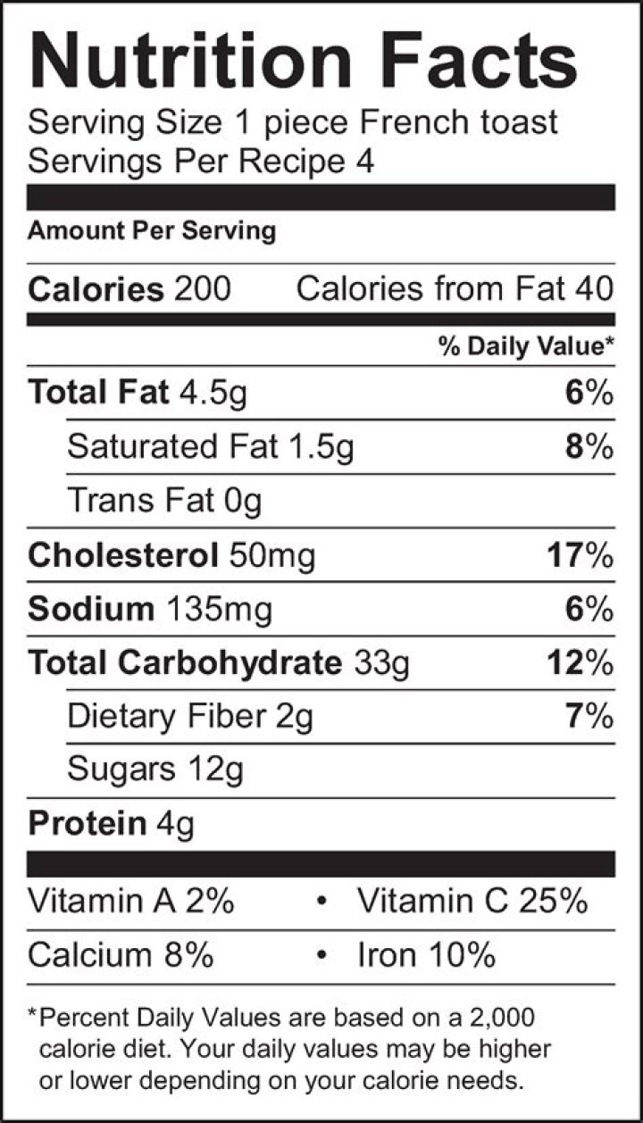 How many calories in French toast sticks Jack in the Box?