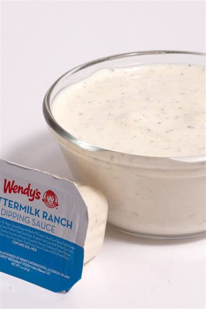 How many calories in Wendy’s ranch dip?
