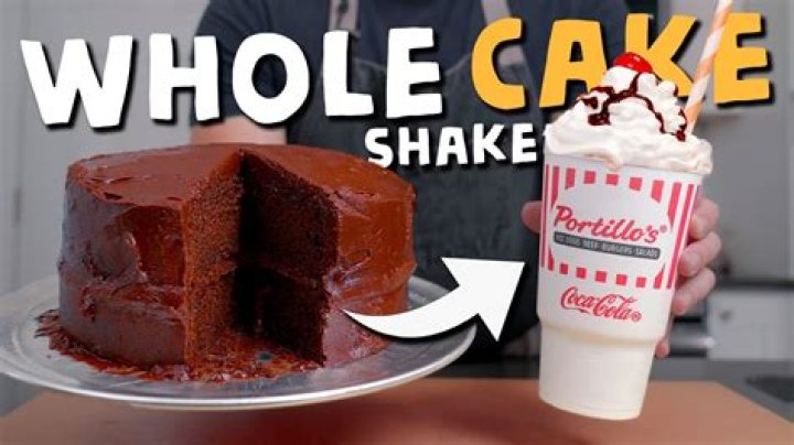 How many calories is a cake shake?