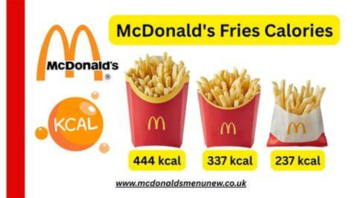 How many calories is medium fries at mcdonalds?
