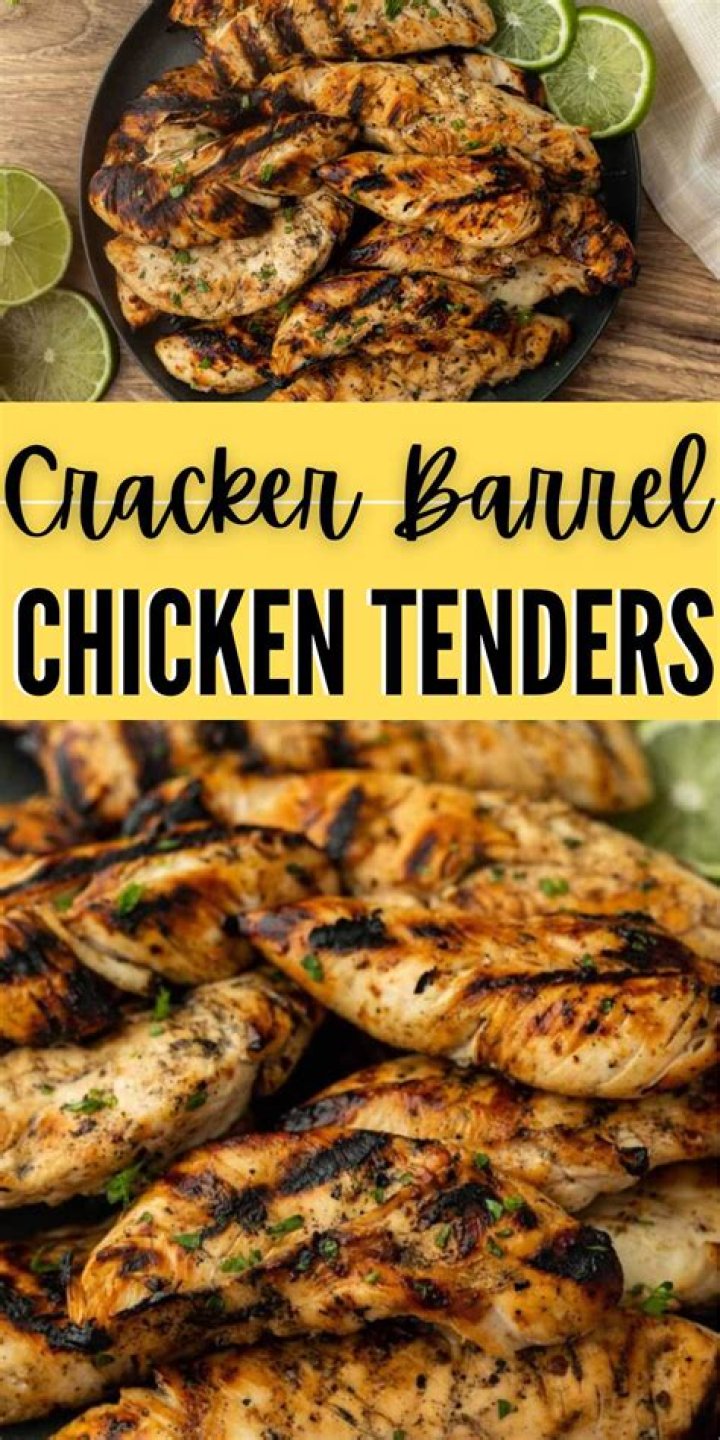How many carbs are in Cracker Barrel’s grilled chicken tenders?