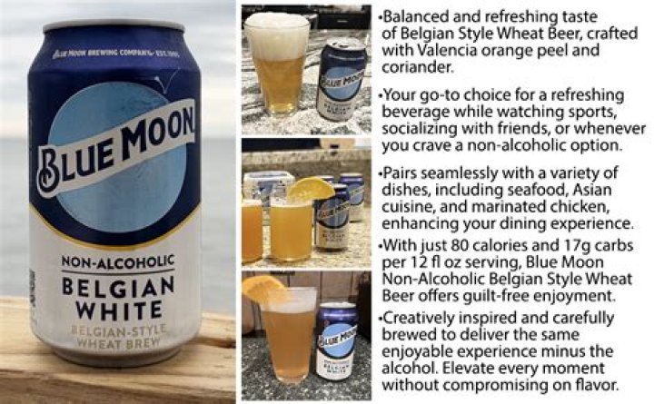 How many carbs is in Blue Moon beer?
