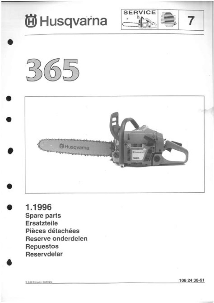 How many cc’s is a Husqvarna 365 chainsaw?