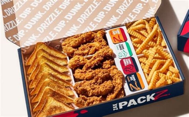 How many chicken fingers are in a Big Zax Snak?