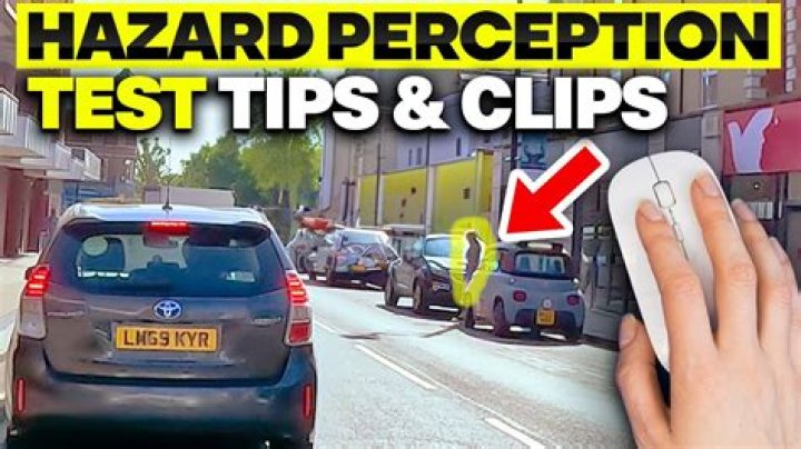 How many clicks are you allowed on hazard perception test?