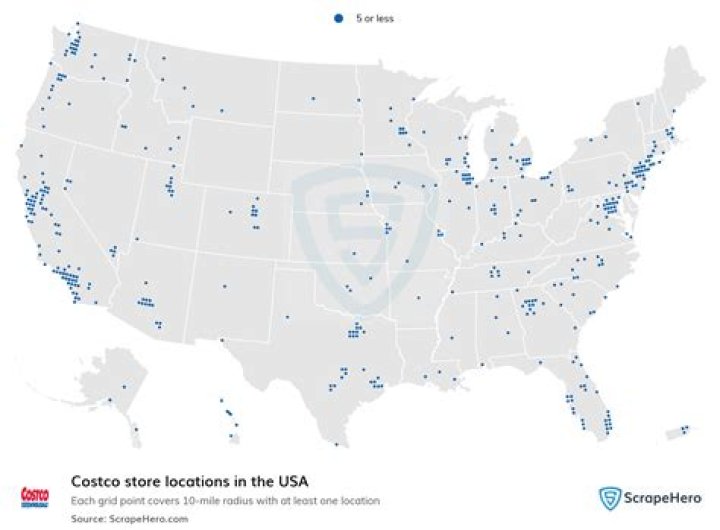 How many Costco locations are there?