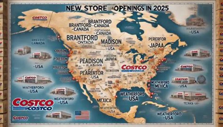 How many Costco stores opened in 2021?