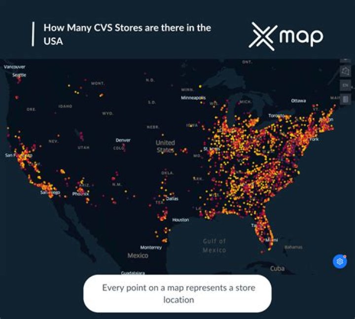 How many CVS stores are in NYC?