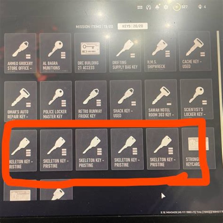 How many different skeleton keys are there?