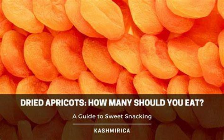 How many dried apricots should you eat a day?