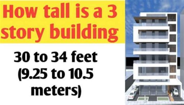 How many feet is a 100 story building?