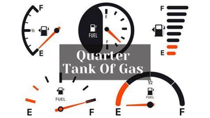 How many gallons is a quarter tank of oil?