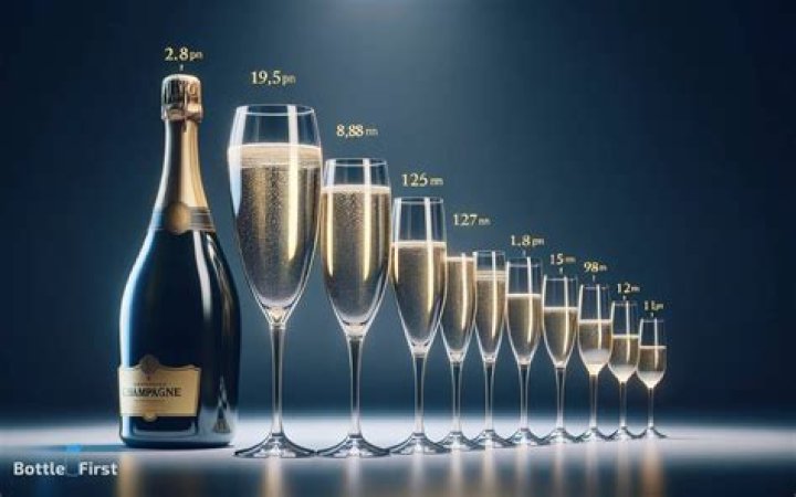 How many glasses of champagne are in a 375ml bottle?