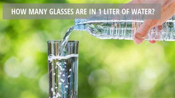 How many liters is 10 glasses of water?