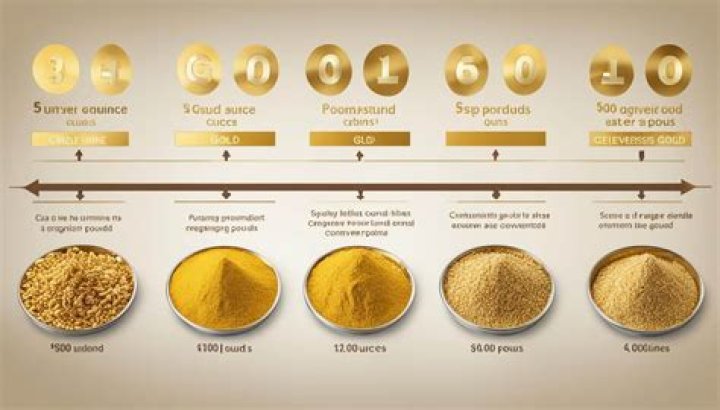 How many ounces is a pound of pure gold?