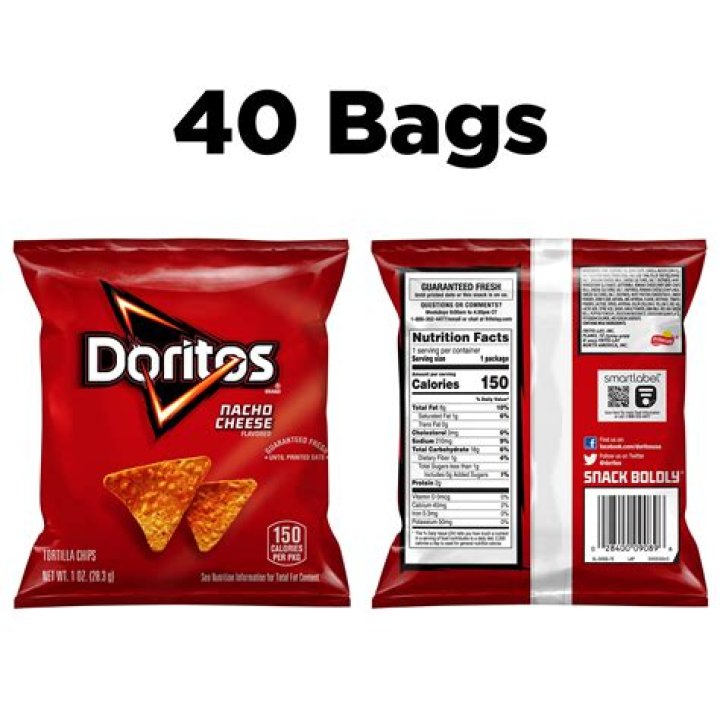 How many Oz is a big bag of Doritos?