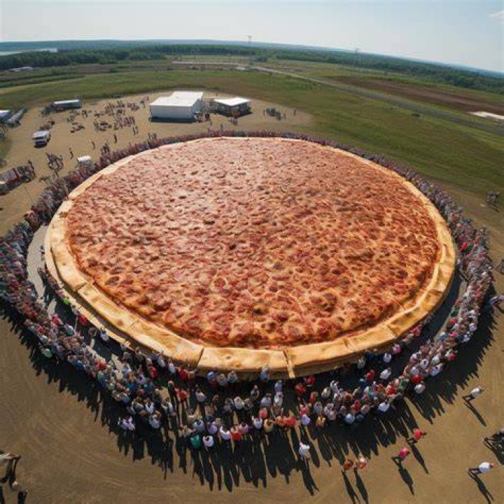 How many people does a large pizza from Ledos feed?