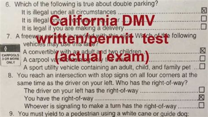 How many questions can you miss on the DMV written test if you are 18?