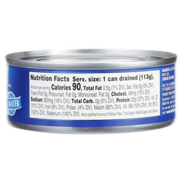 How many servings in a 5 oz can of tuna?