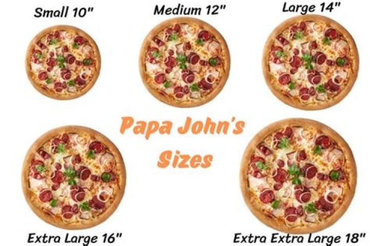How many slices are in a medium pizza from Papa Johns?